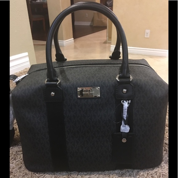 MICHAEL Michael Kors Handbags - MONAOG Michael Kors Large Black Signature bag